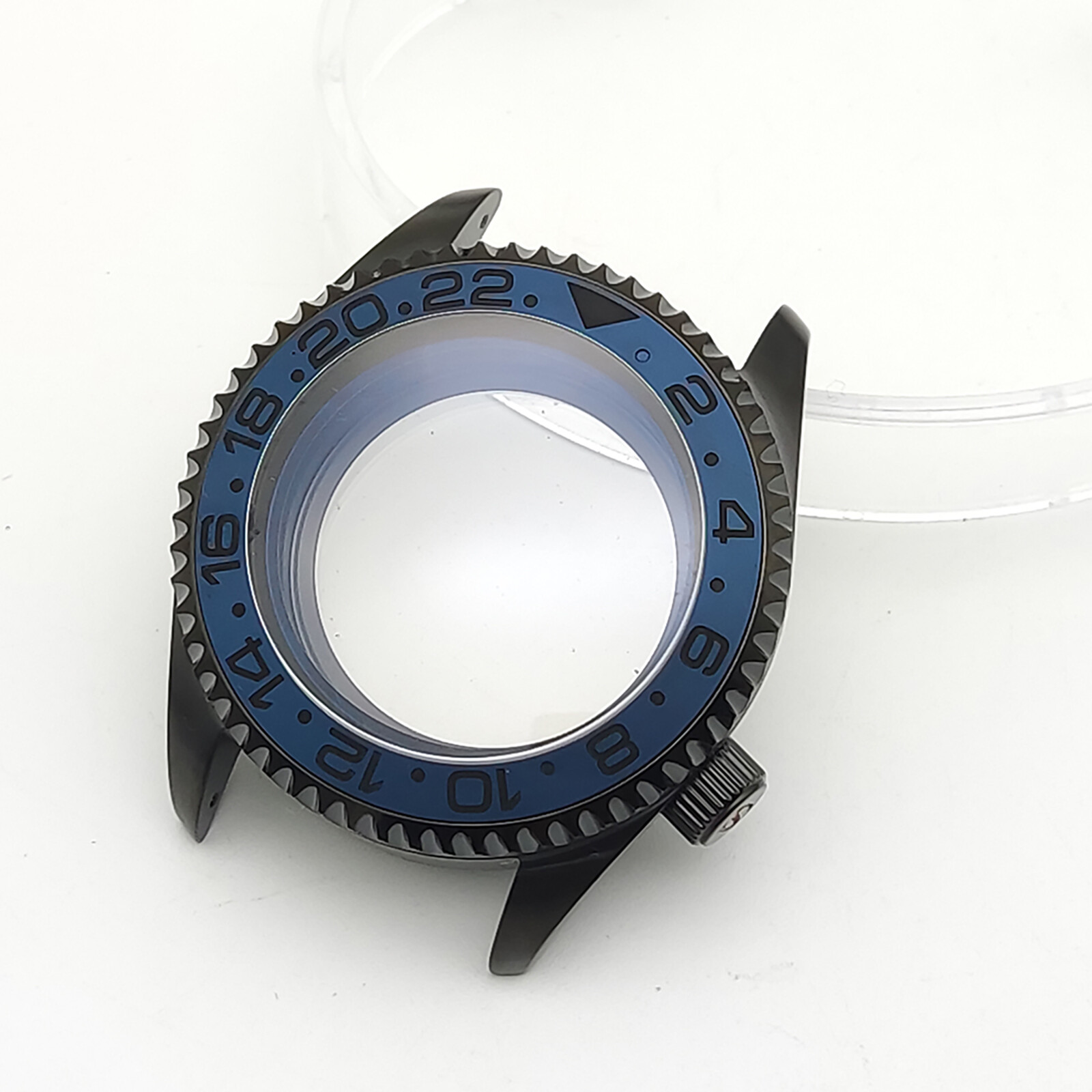42MM Watch Case Modified SK007 Sapphire Glass Steel Case For NH35/NH36 Movement