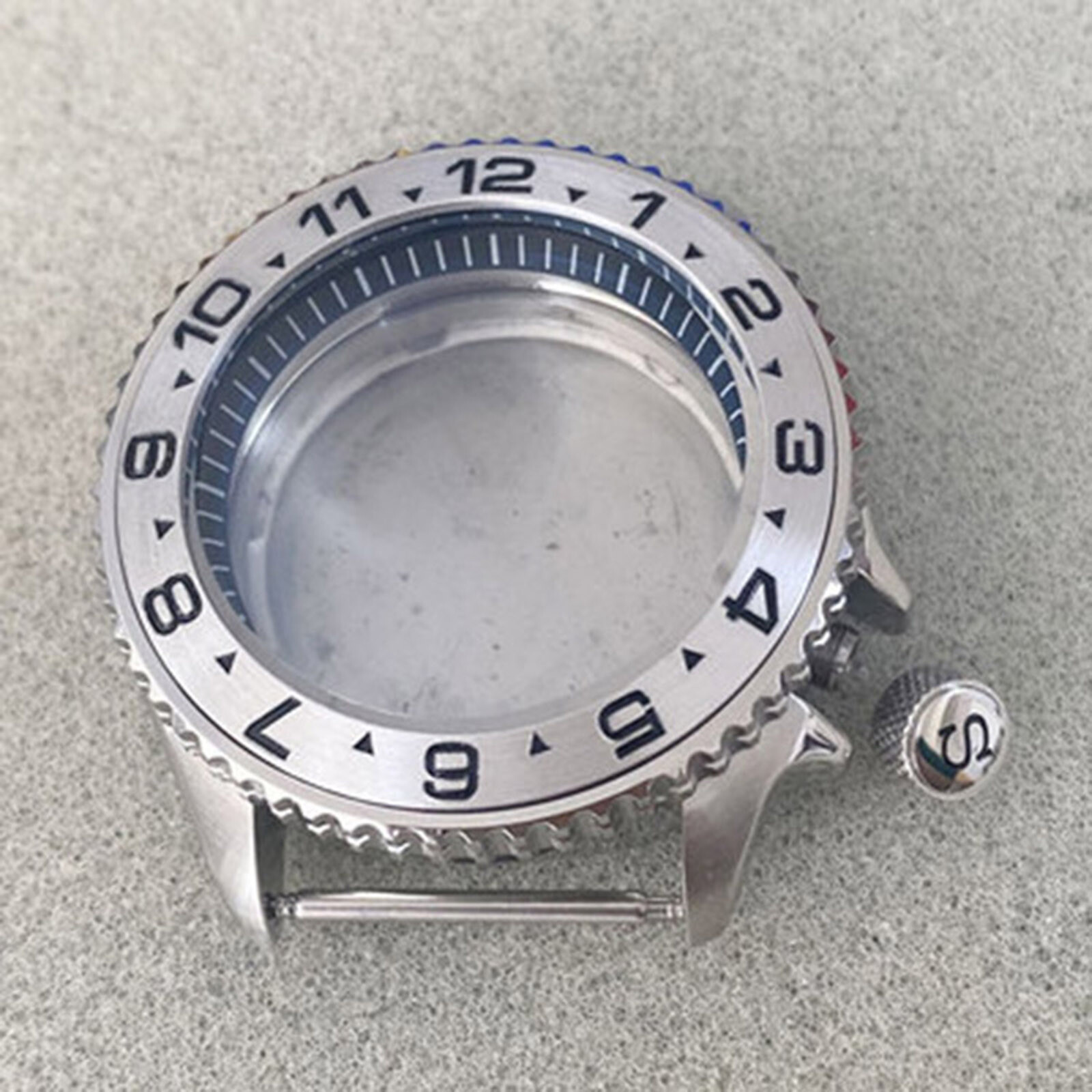 41.5MM Black Inner Shadow Watch Case Mineral Glass for SKX007 NH35/NH36 Movement