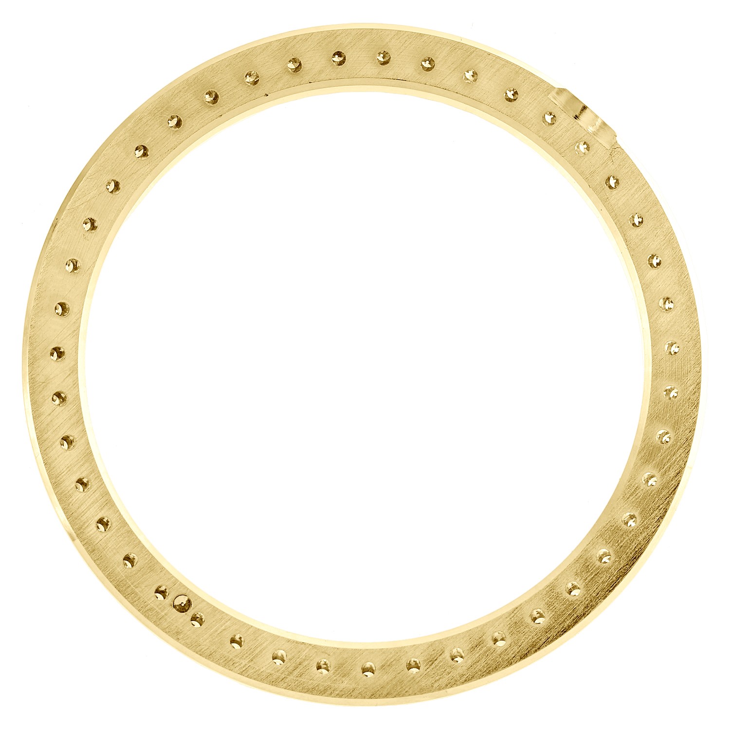 Custom U-Cut Fluted Diamond Bezel For Rolex DateJust 36 Fits 36mm Watch 1.50 CT.