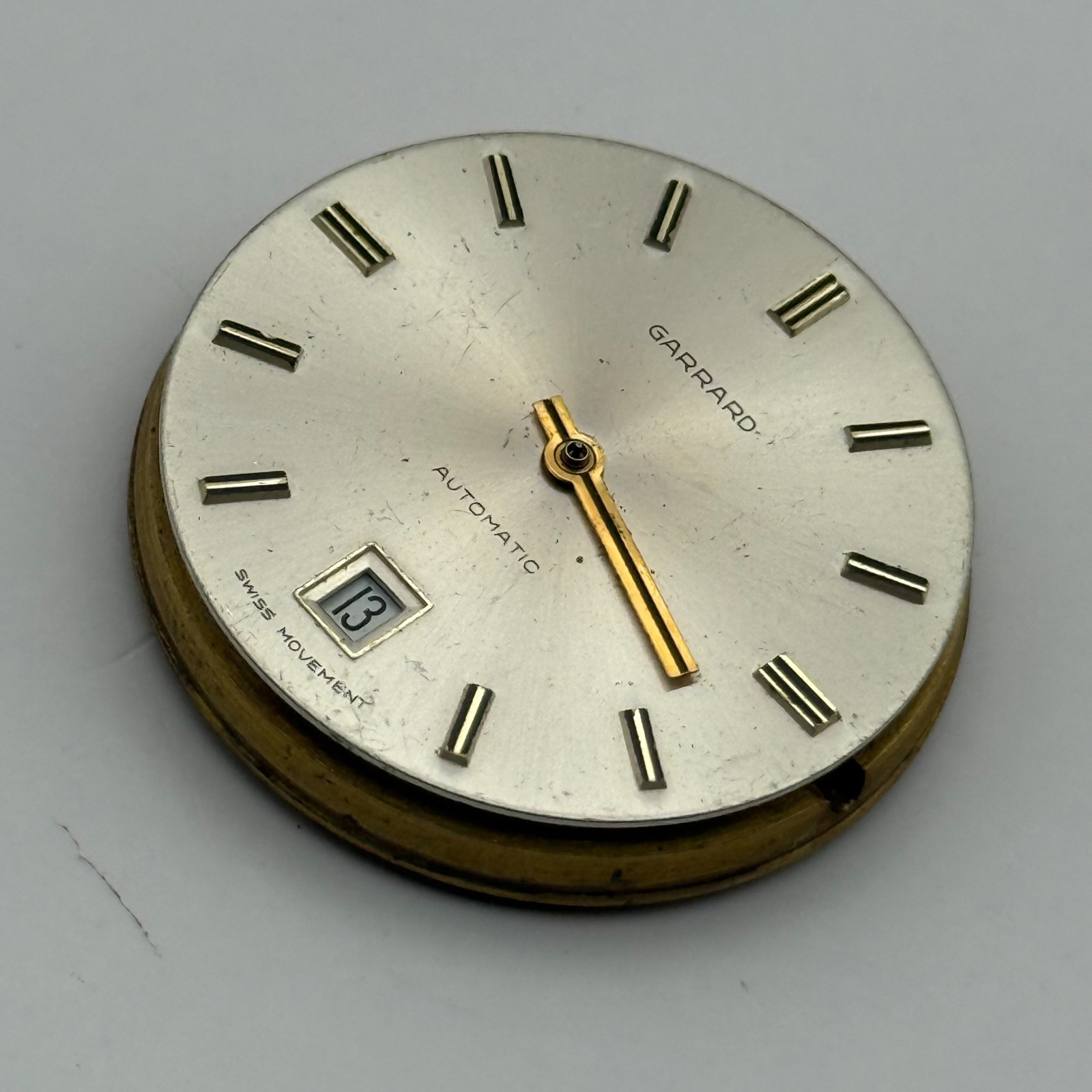 MSR S76-28 Watch Movement Garrard Date Automatic Vintage Parts Repair 30.6mm