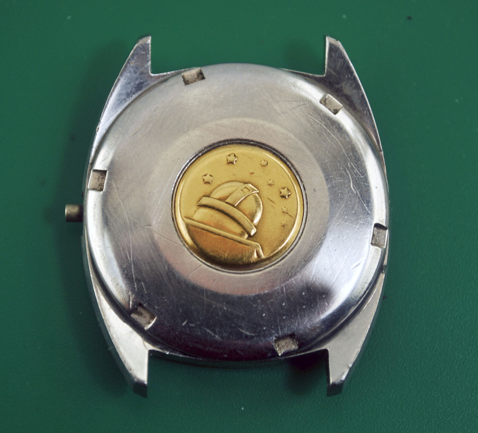 Vintage Omega “CONSTELLATION” Case with Gold Plack ref. 14393 61 SC