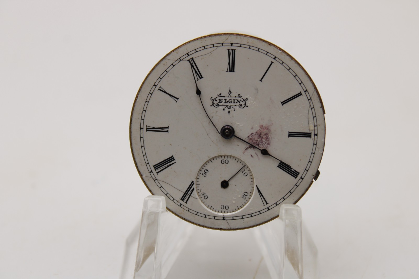 1893 ELGIN POCKET WATCH MOVEMENT 4879188 GRADE: 118 6s 11j (OL)