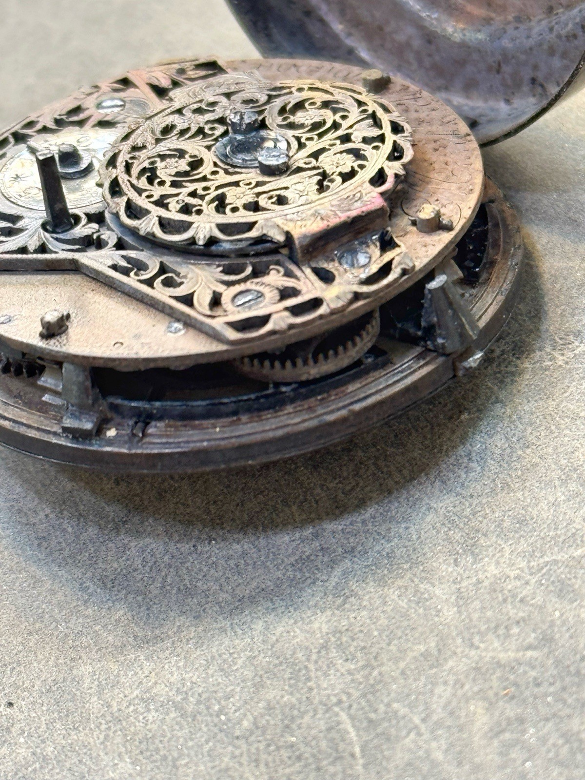 Antique Markwick London Verge Fusee Pocket Watch Movement & Dial Repair