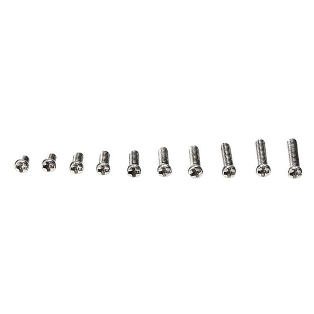 600pcs 1.2mm Assorted Stainless Steel Eyeglass Jewelry Watch Screws Kit 1.6-6mm