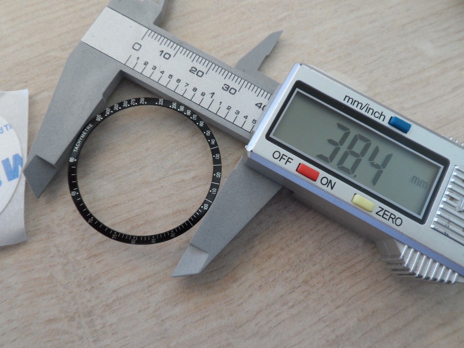 Black Bezel Insert to fit OMEGA Speedmaster 105.003 105.012 145.002 145.012