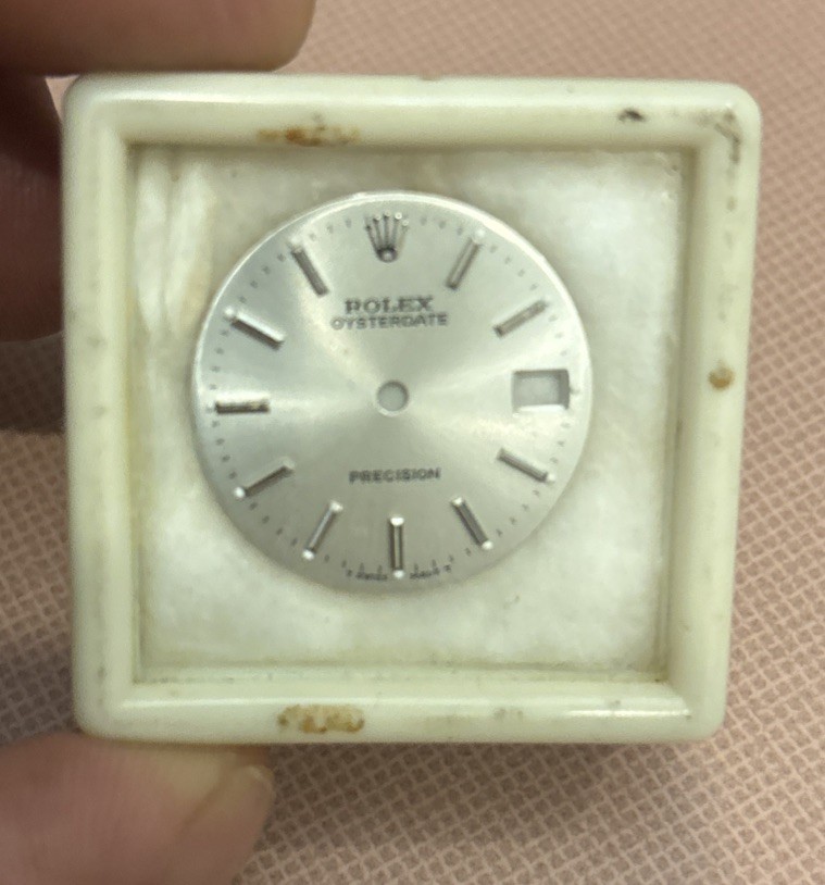 Genuine Rolex Oysterdate Precision 31mm Dial Silver 6466