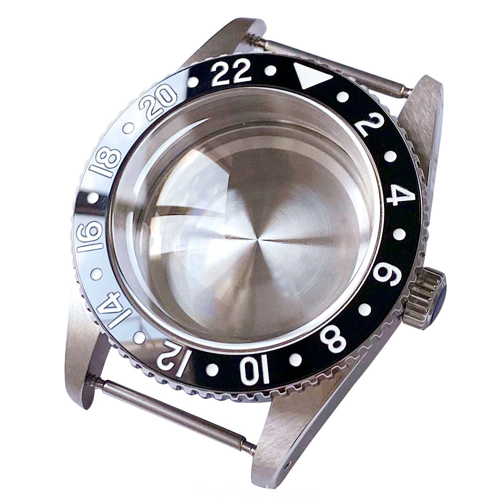 Dive GMT Watch Case for NH34 NH35 NH36 NH38 NH70 ETA2824 PT5000 Sapphire Crystal
