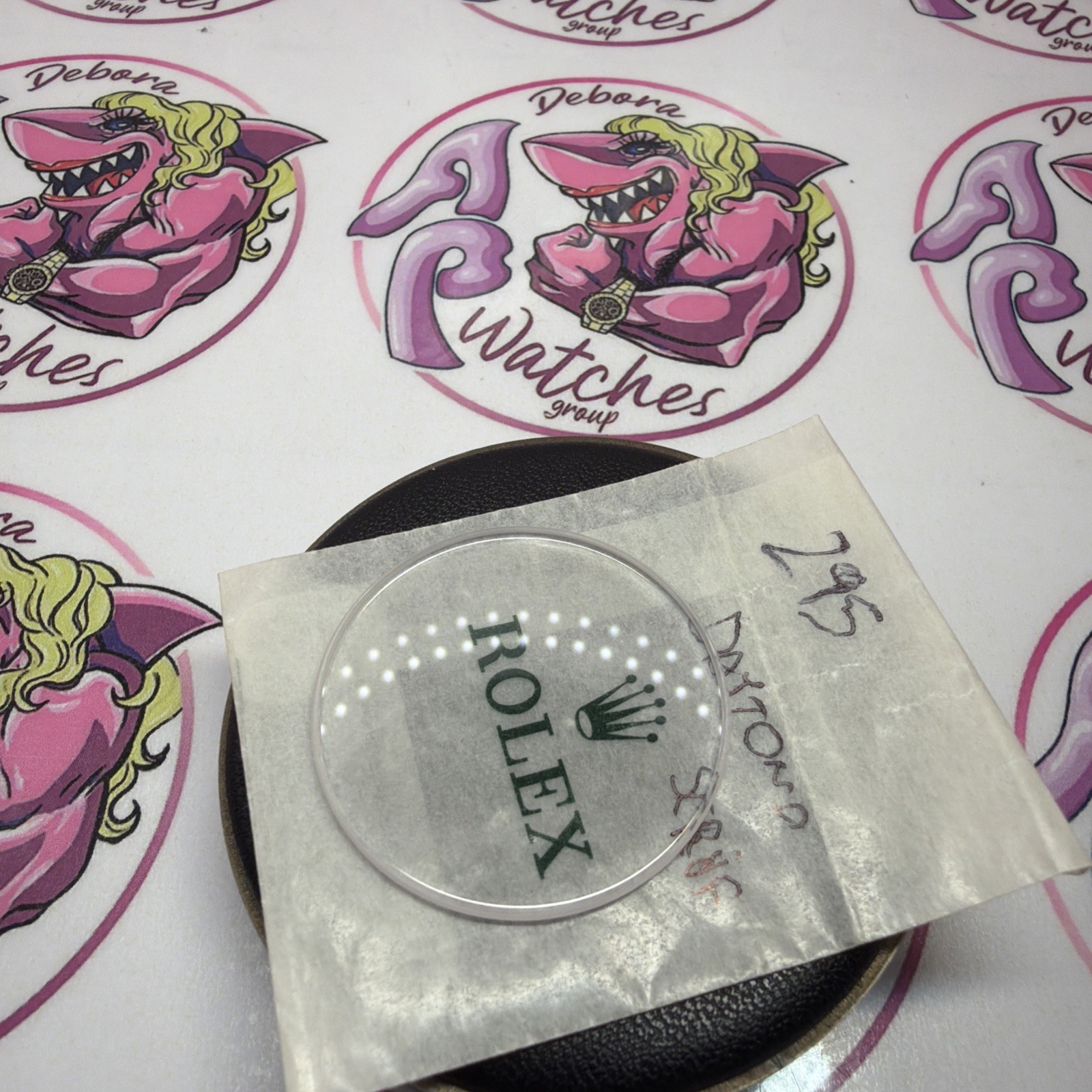 Rolex 295 Glass LOGO Serif For All Daytona 40mm Genuine 116508 116523 116518 Ecc