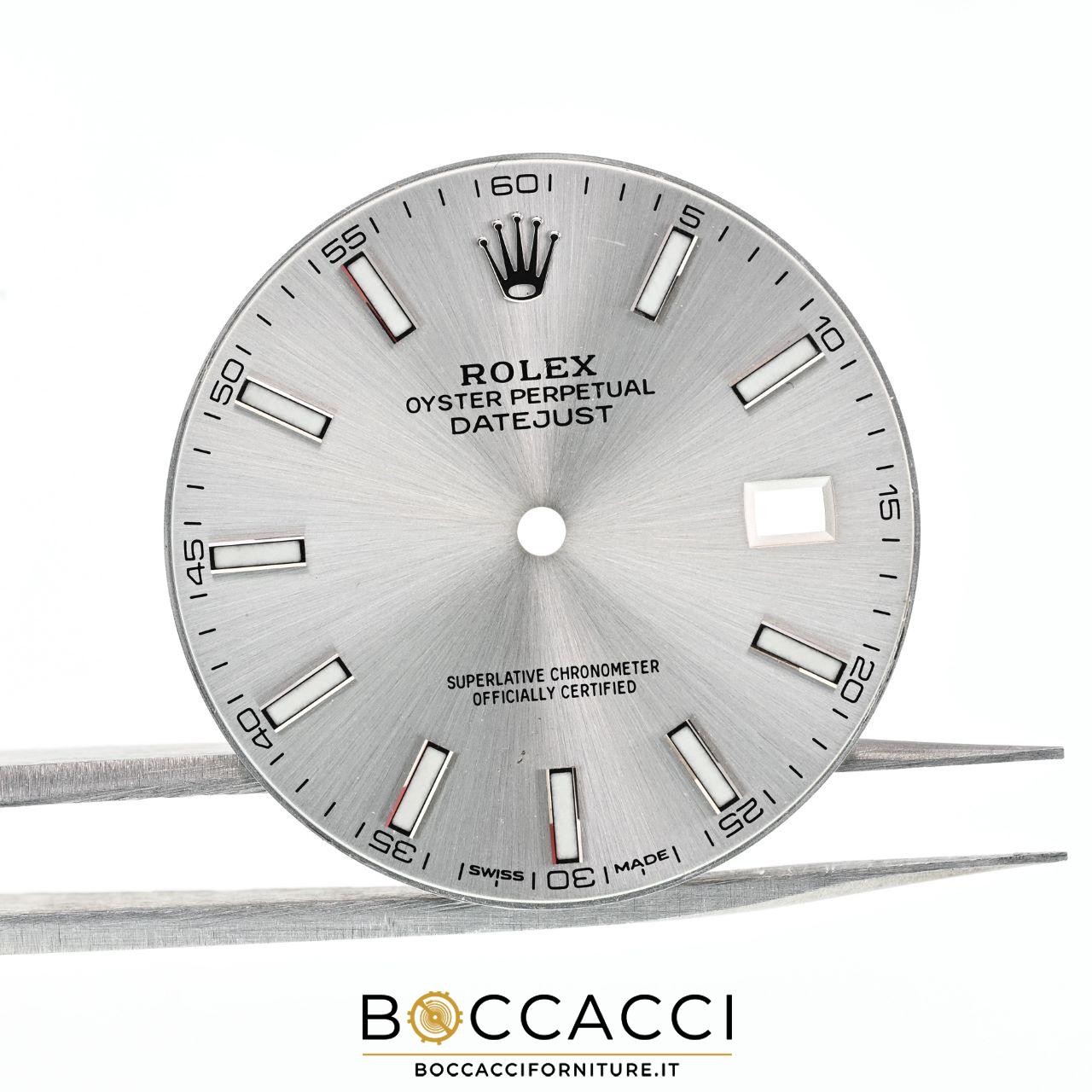ROLEX Silver Dial for Datejust 41 126300 126334 Chromalight Calib: 3235 Refer…