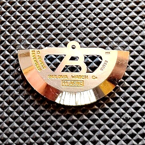 Bulova 11AFAC 17 Jewel Auto Oscillating Weight Watch Movement Part