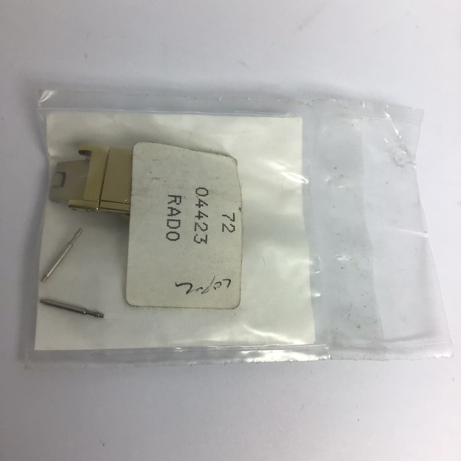 Rado 04423 Authentic titanium clasp with 2 spring bars New Sealed Pack 9mm Width