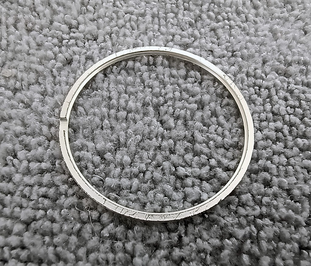 NOS GENUINE DIAL RING FOR SEIKO RALLY 6119-7173 , 6119-7170 (PARTS NO. 83071682)