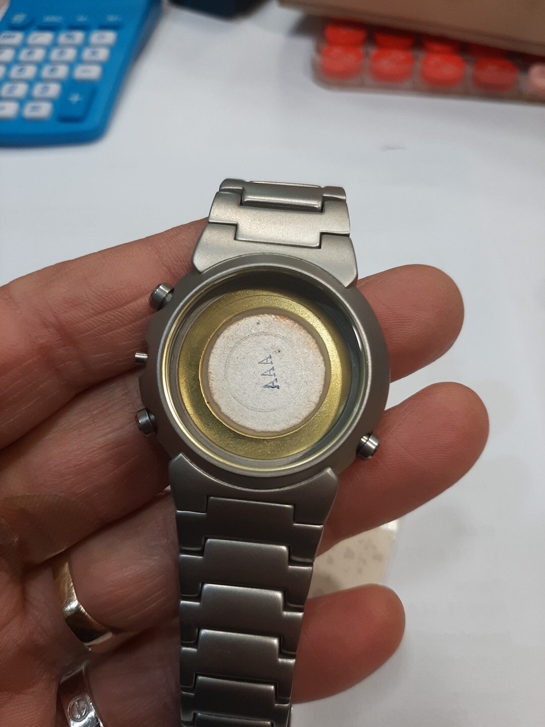 Roamer Power 8 Chrono Glass Case Button Strap