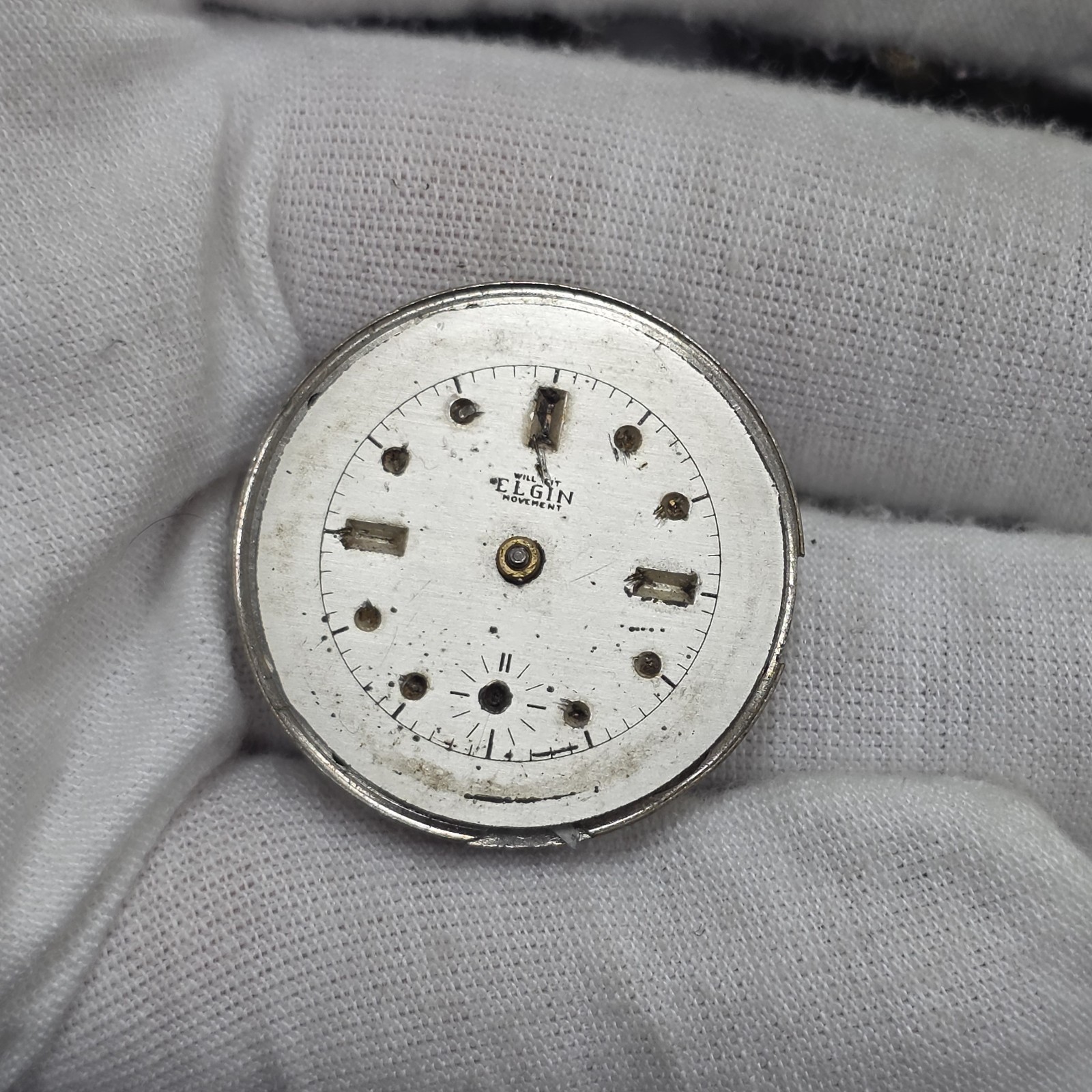 Antique 1901 Elgin Grade 269 Pocket Watch Movement Good Balance 0s 7j USA