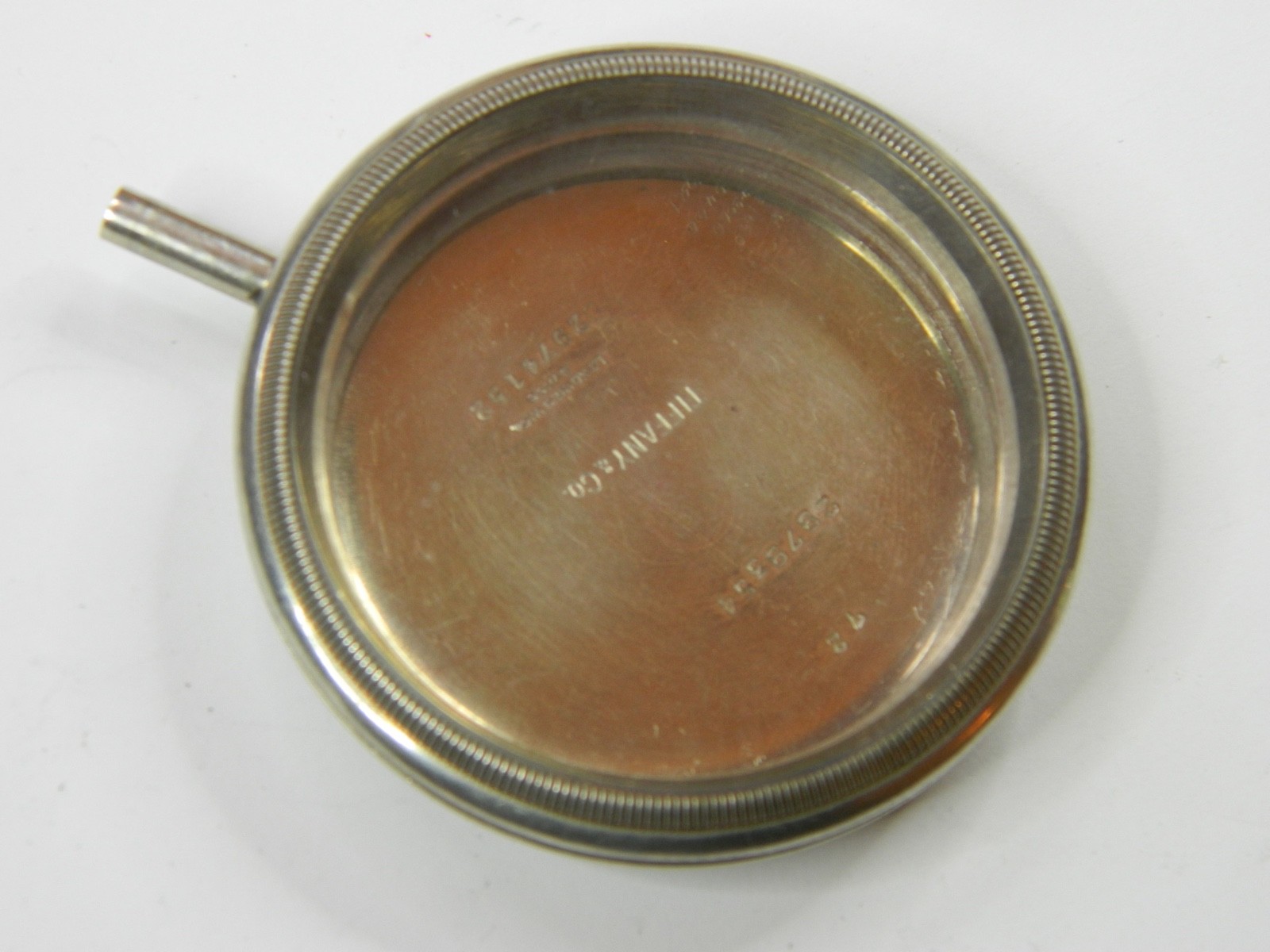 FINE VINTAGE SWISS TIFFANY & Co. LONGINES SILVER TRAVEL CLOCK WATCH CASE ONLY