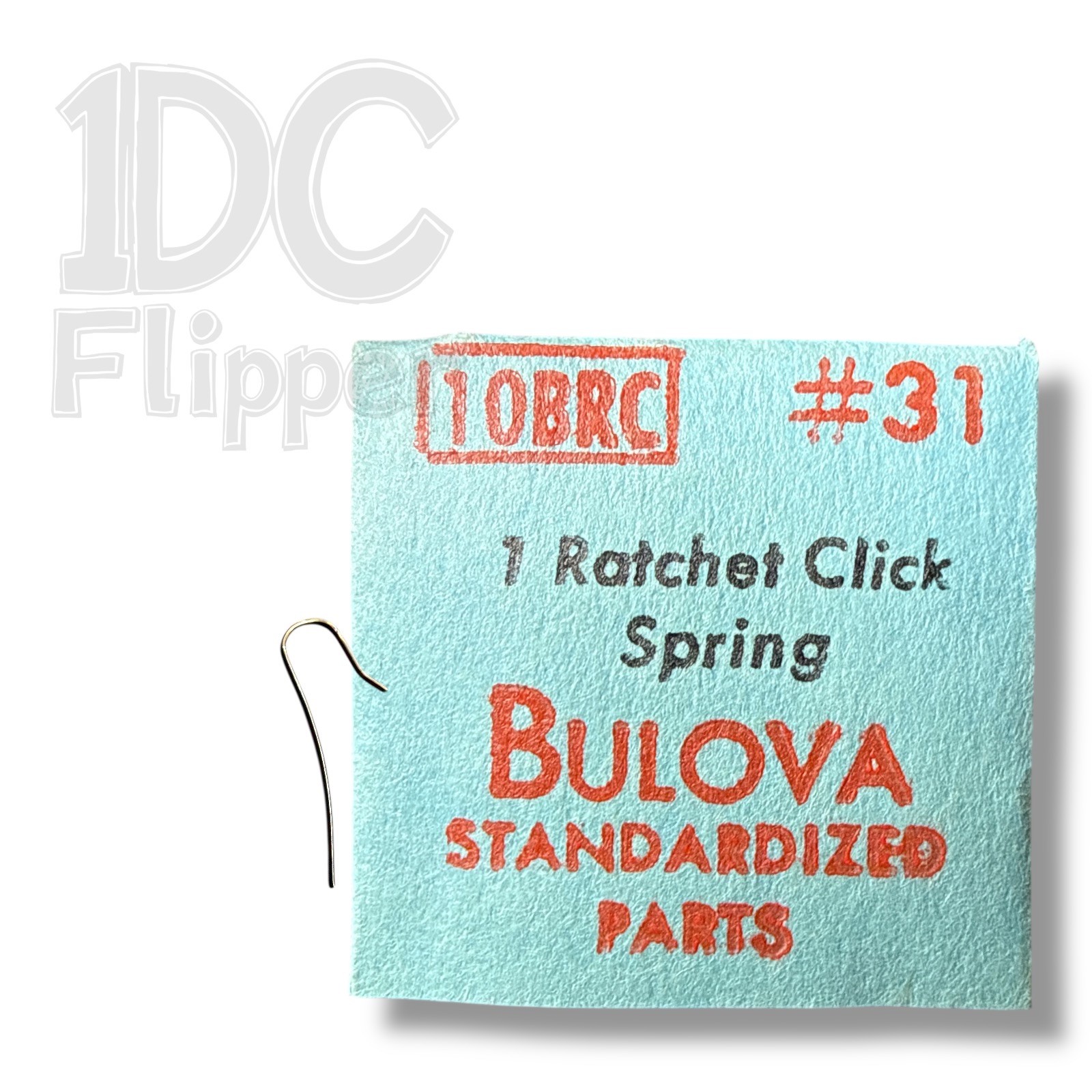 Bulova 10BRC CLICKSPRING (Ratchet) #31 430/515 9AS, AS 1000 Fits Multiple, Read!