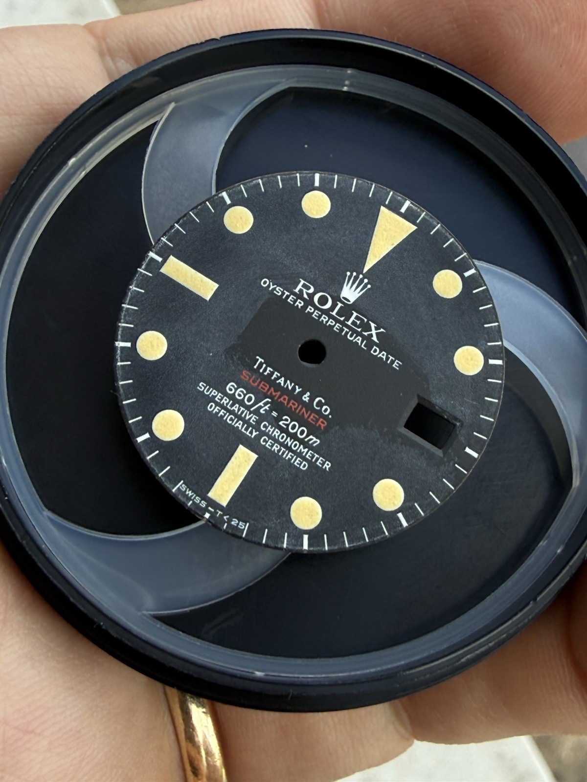 Rolex Submariner 1680 Red MK V Dial GENUINE Tiffany & Co Double Stamped RARE