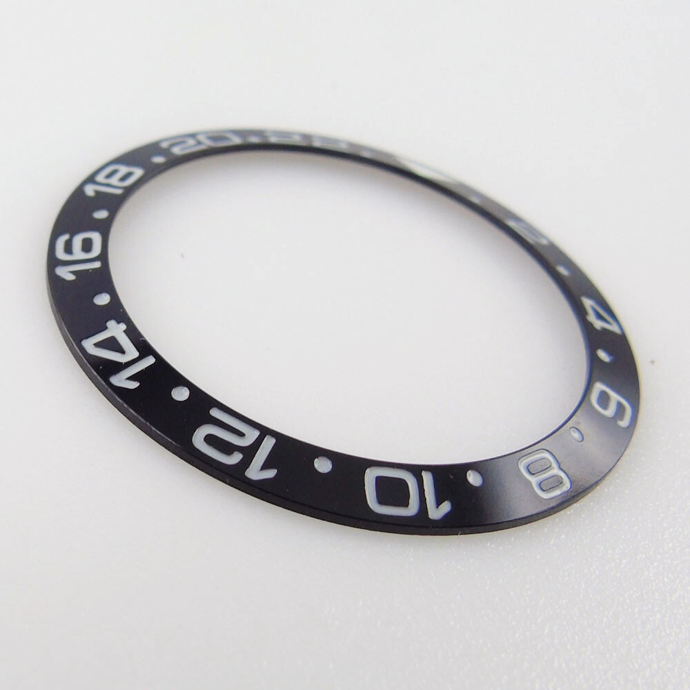 38mm black blue red luminous alloy bezel insert for 40mm SUB bliger mens watch