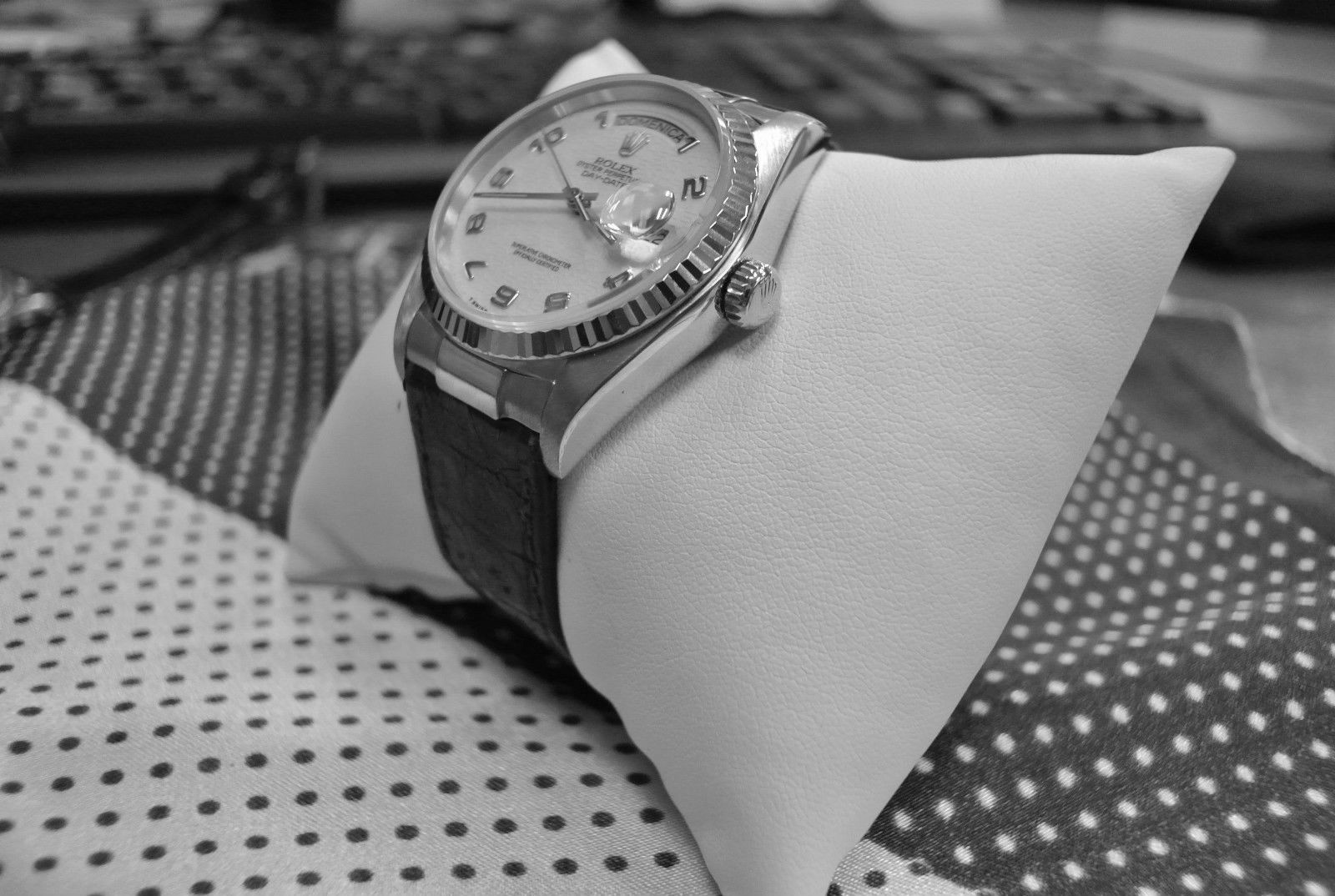 CUSTOM STRAP END LINK PIECE FOR ROLEX PRESIDENT DAYDATE 18039 18239