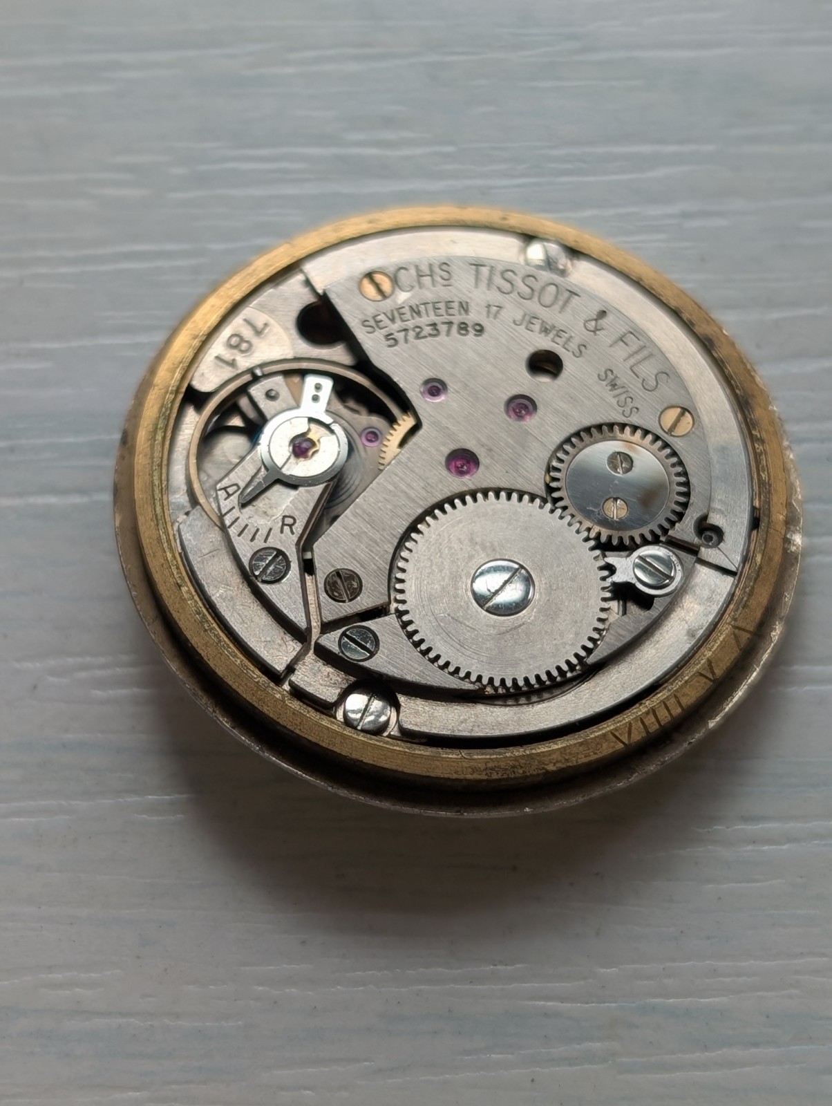 Vintage Tissot 781 Mechanical Watch Movement (Spares/Repairs)