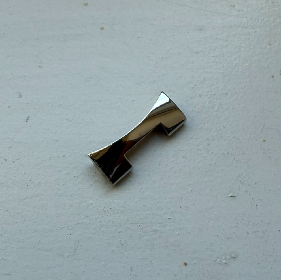 1x Genuine Original OEM Gucci 126.3 End Link 20mm Polished Stainless Steel