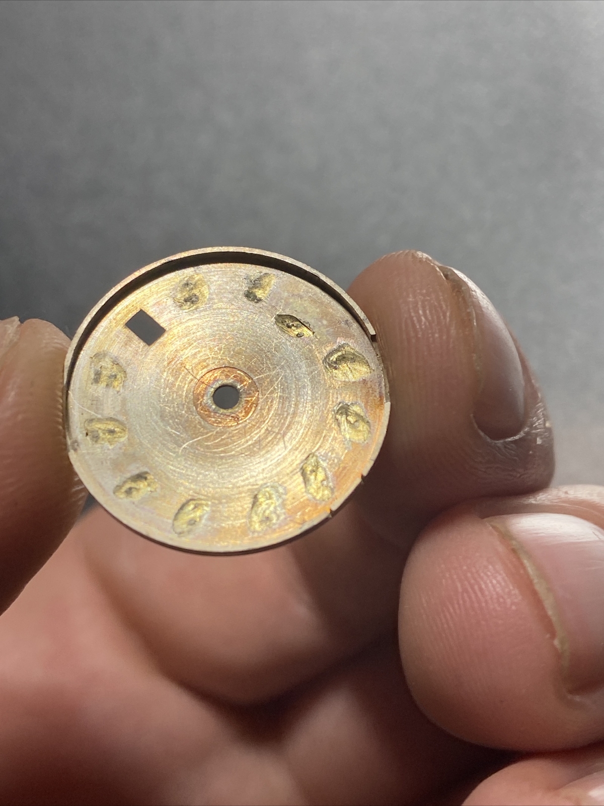 Old Genuine Rolex Silver Dial Date For Cal 6917 6517 6916 6516 #E