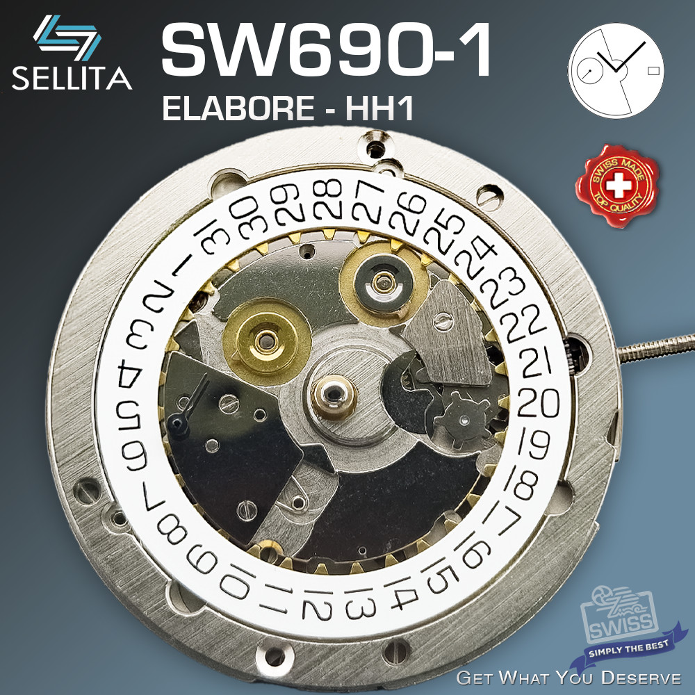 MOVEMENT AUTOMATIC SELLITA SW690-1, SMALL SECOND 9H
