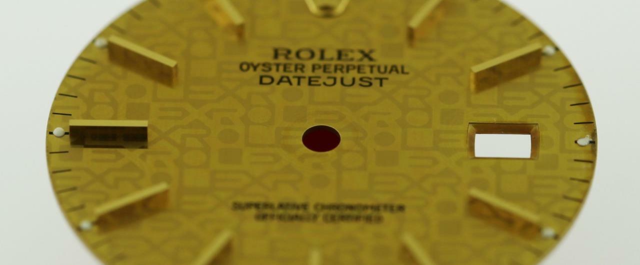 Vintage Men’s Rolex DJ 36mm 16233 16238 Champagne Jubilee Stick Dial 2Tone #A6