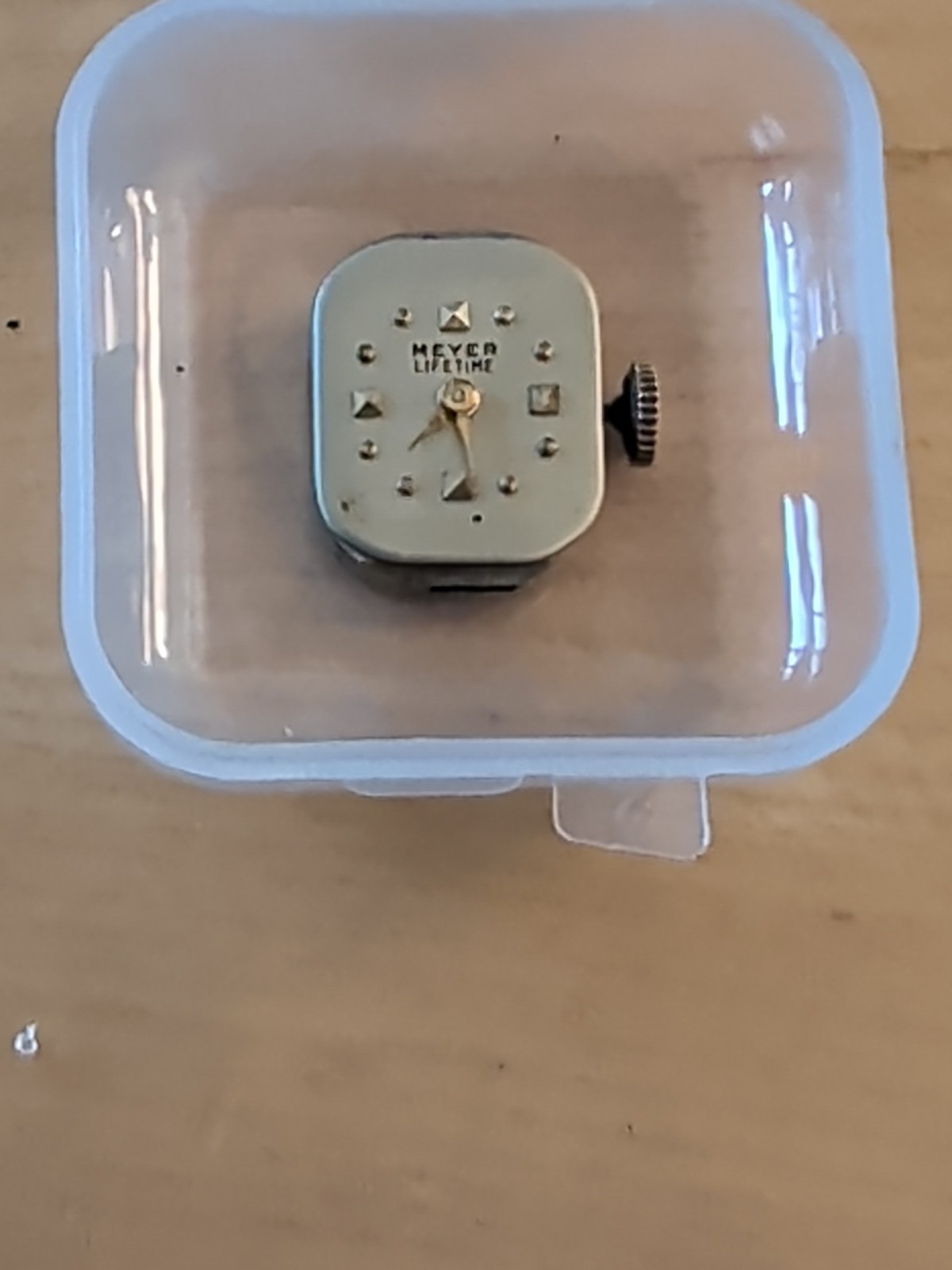 Meyer Lifetime Watch Face Movement Parts/Repair Starts and Stops