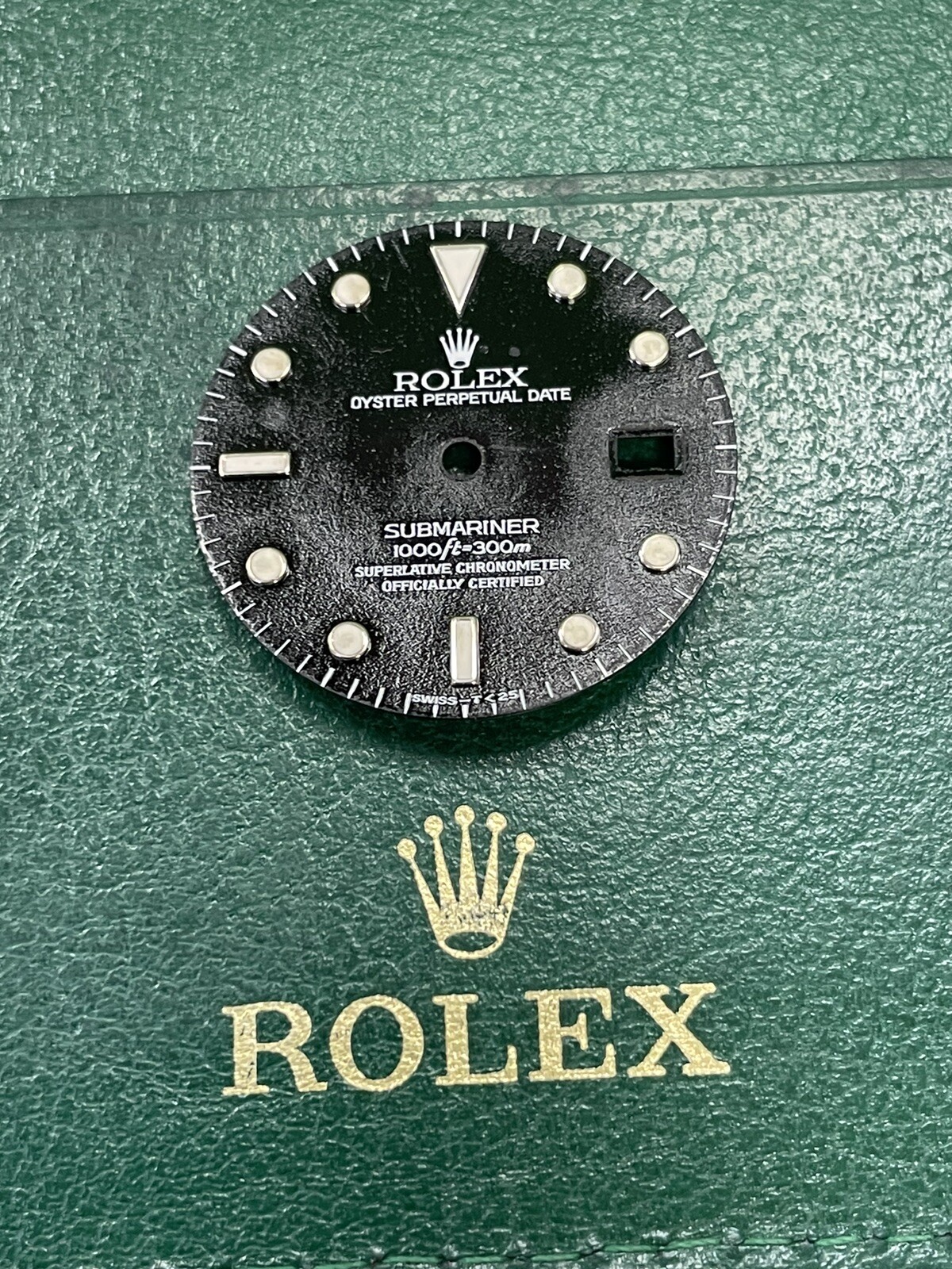 Vintage Used Rolex Submariner 16610 Watch DIAL Black Men For Parts Hk350