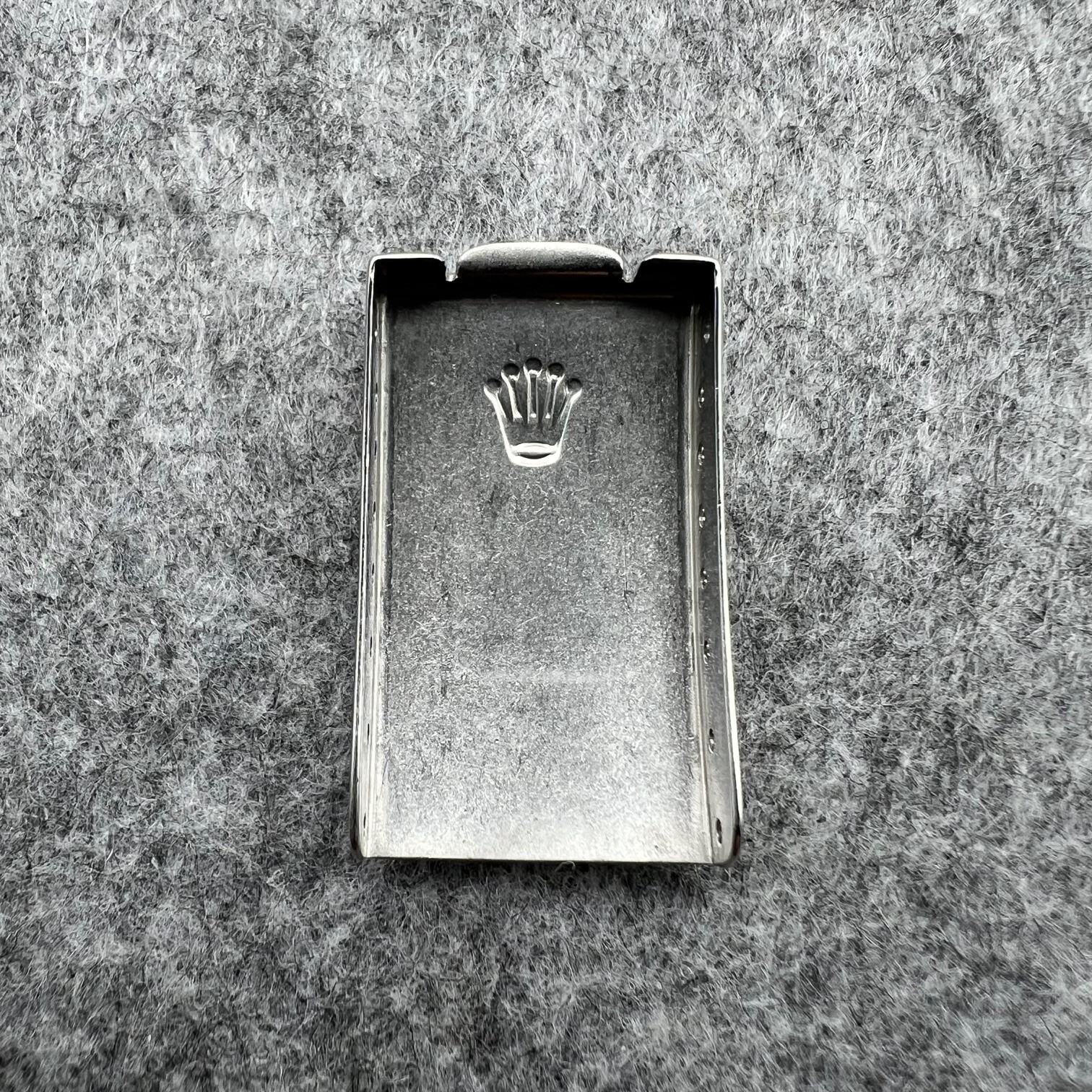 Original ROLEX 7836 78360 62510H CLASP COVER, WORN CROWN, USABLE CONDITIONS !