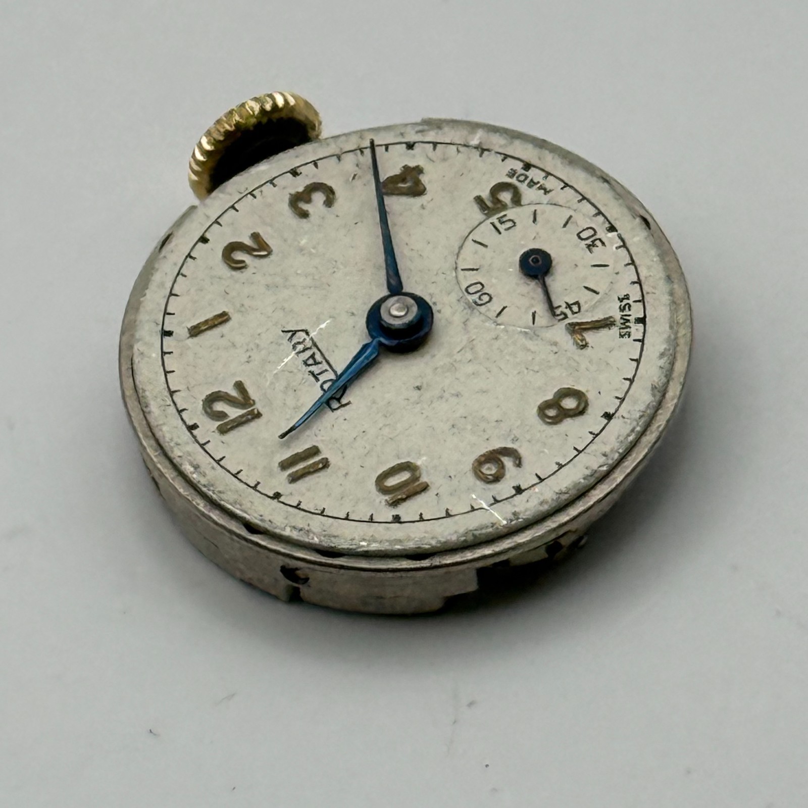 Rotary 810 Watch Movement 15 Jewels Swiss Manual Wind Parts Repair 19.3mm