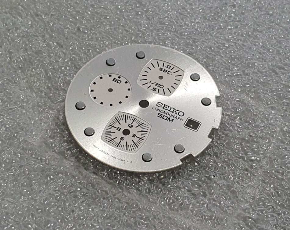 Seiko Chronograph 7T92-0DB0 Watch Dial Part Genuine Seiko Dial Part