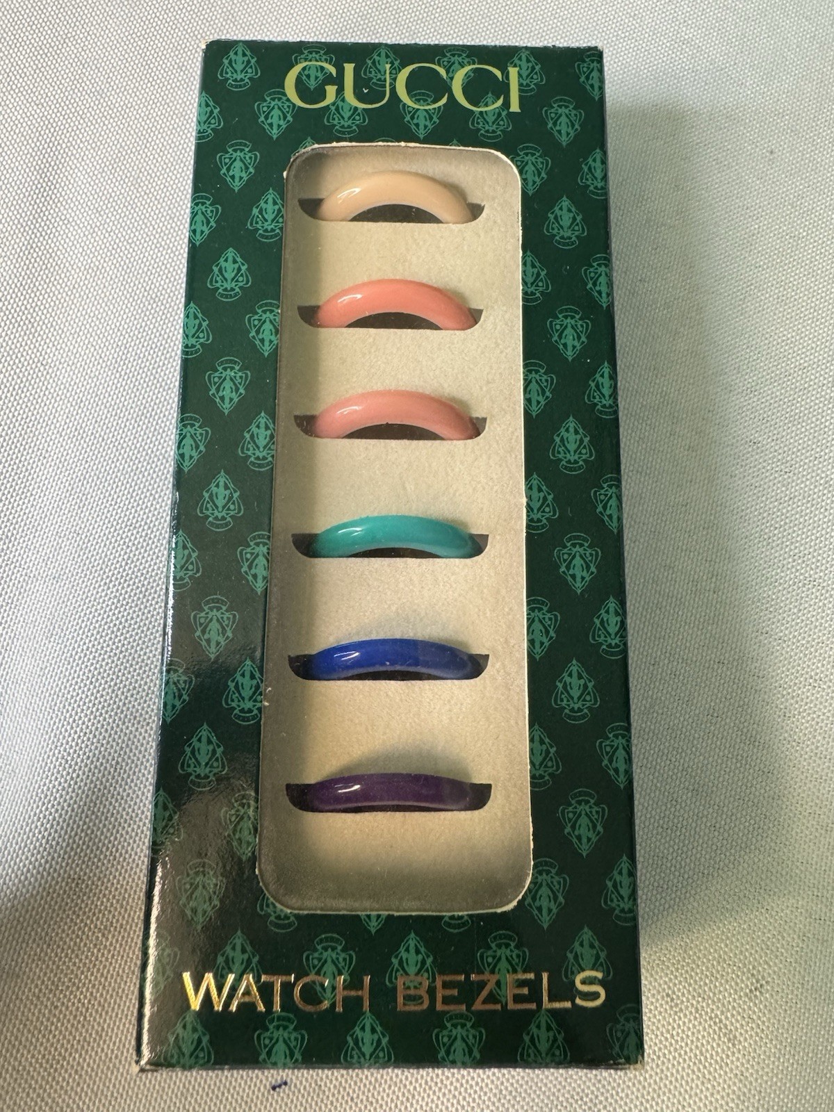 GUCCI Change Bezel 6 Contemporary Colors Bezel Authentic Rare In Box