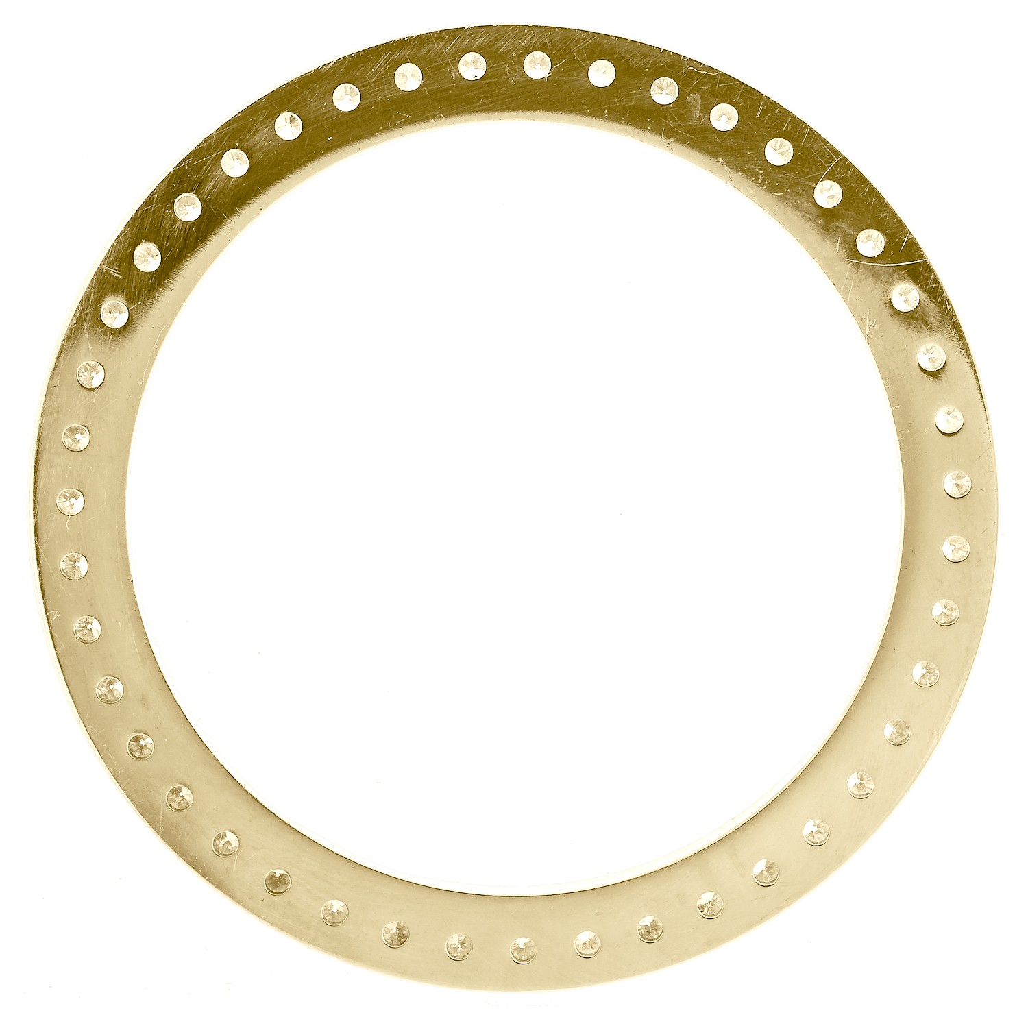 10K Yellow Gold U-Cut Fluted Diamond Bezel For Rolex Day-Date 36mm Watch 2.20 CT