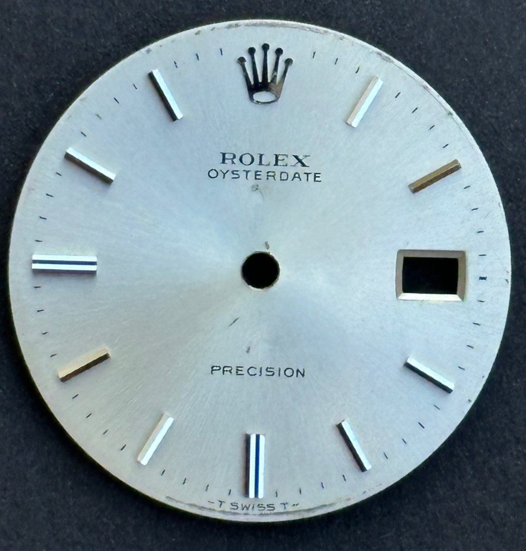 Vintage Rolex Oysterdate Precision Watch Dial For 6694