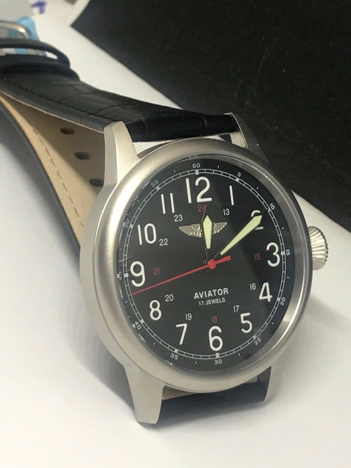 RAKETA mechanism 2609 USSR new case steel MANS WRISTWATCH marriage
