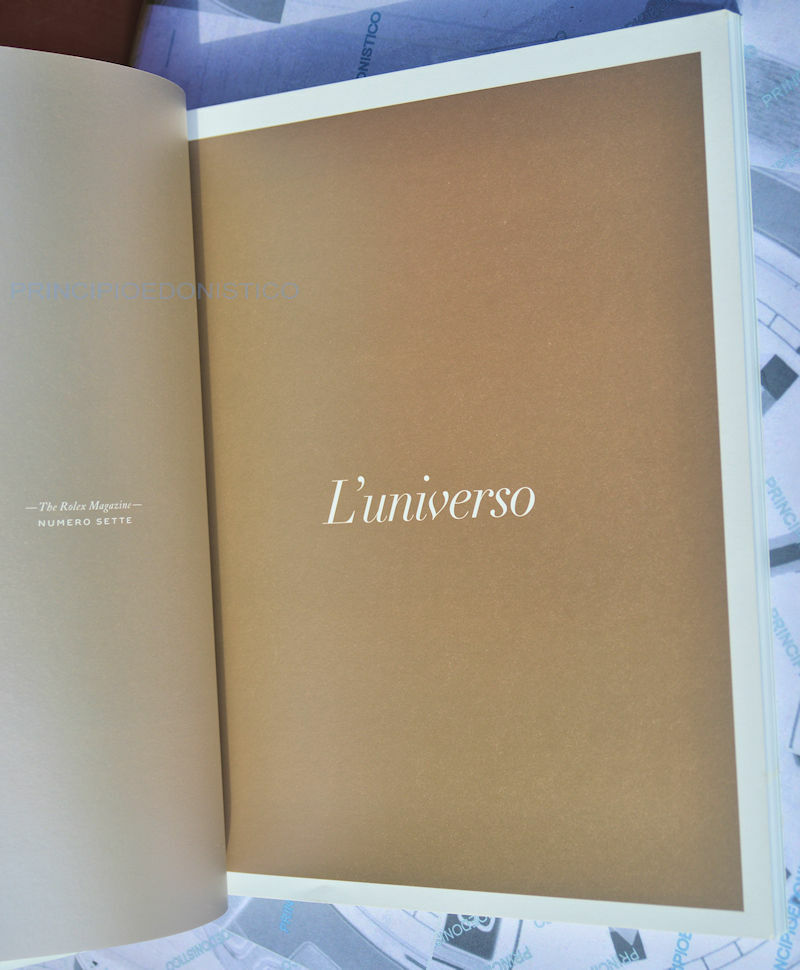 Rolex Magazine Number Seven 7 in Italian with Special on Datejust Women