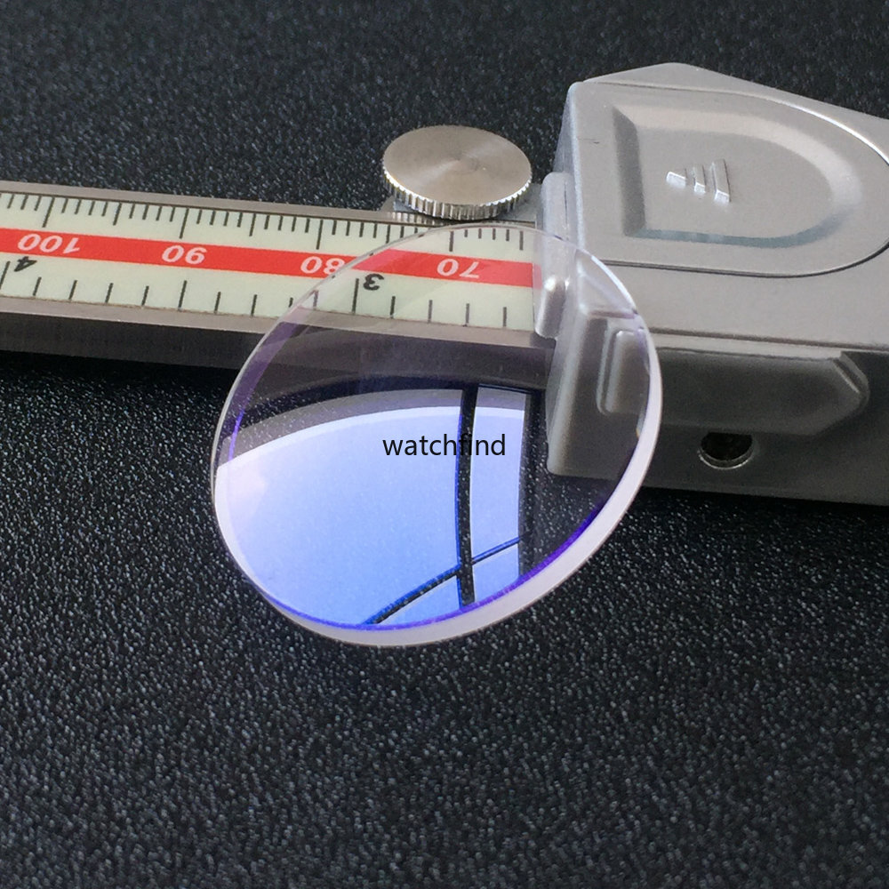 AR Blue Sapphire Double Dome 1.0-3.0mm Thick Watch Glass Crystal Special Size