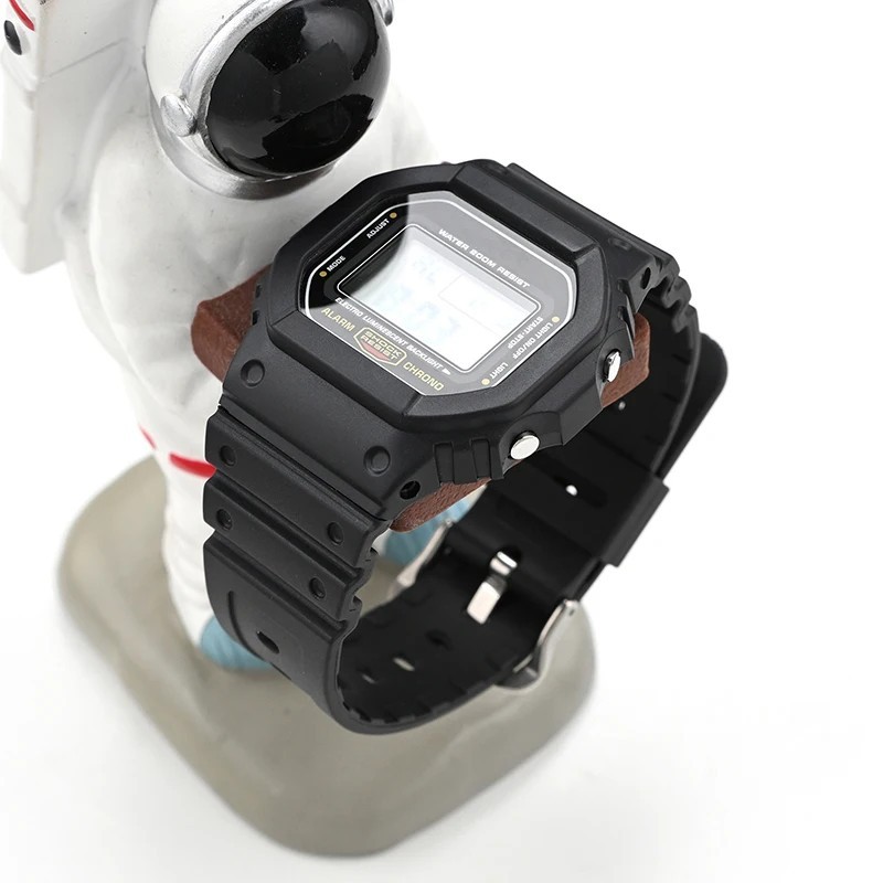 Silicone Case+Strap For Casio G-SHOCK DW5600 DW5000 Resin Waterproof Watch set