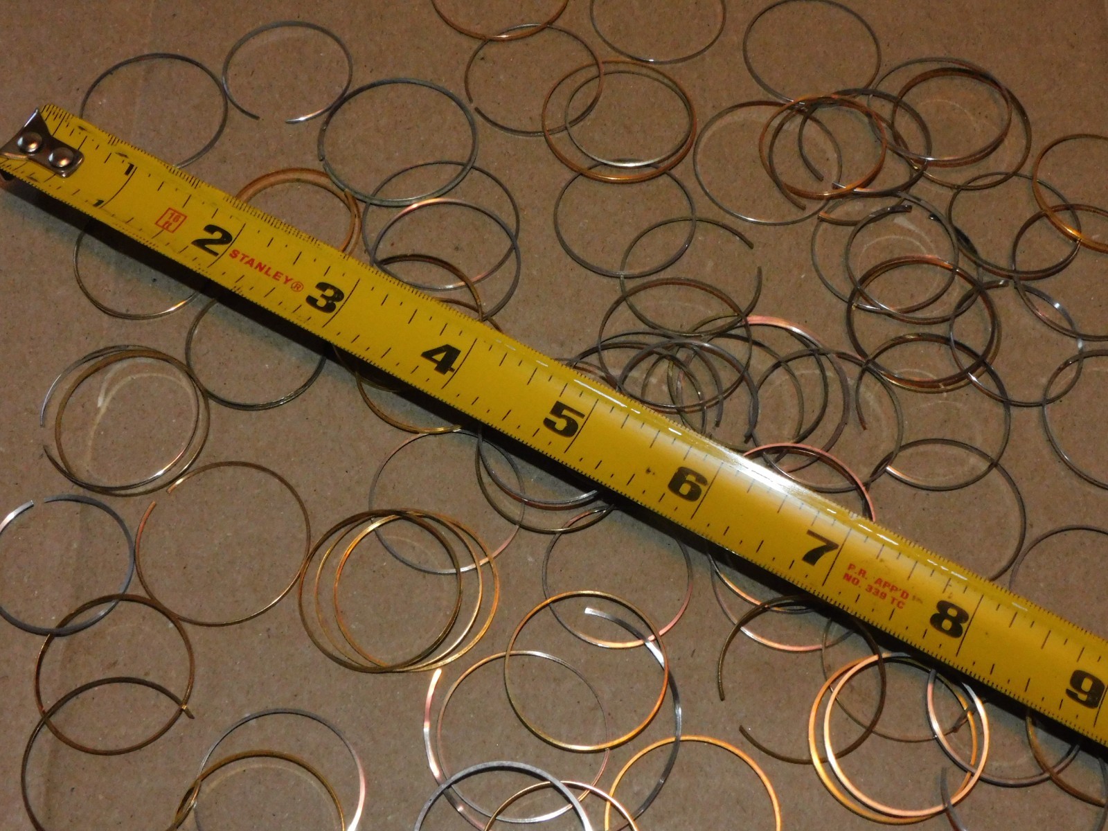Lot of Watch Bezel Rings Wristwatch Gold Silver Plate Scrap AS IS Parts Project