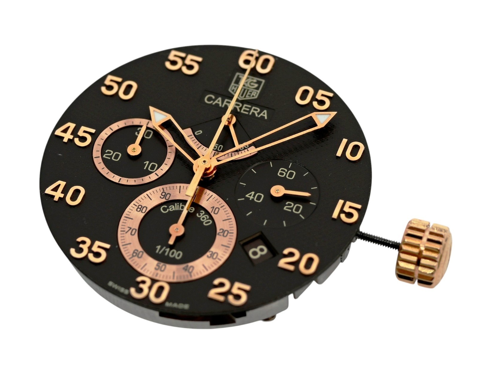 Tag Heuer Carrera Caliber 360 Swiss Chronometer Watch Movement CV5041- Working!