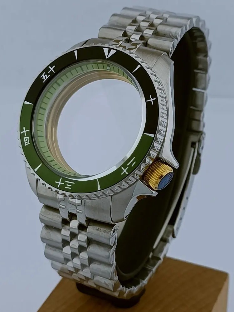 40.5mm Stainless Steel Case+strap Sapphire Glass For NH35 NH36 Movement
