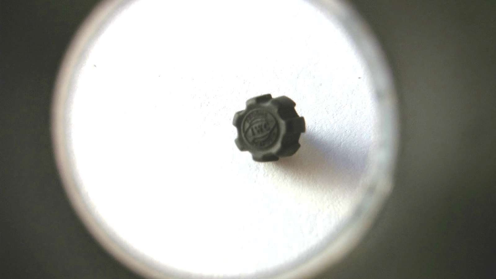 IWC Crown black crown, 7.2mm with post, IWC CROWNS, CROWN, NEW GENUINE