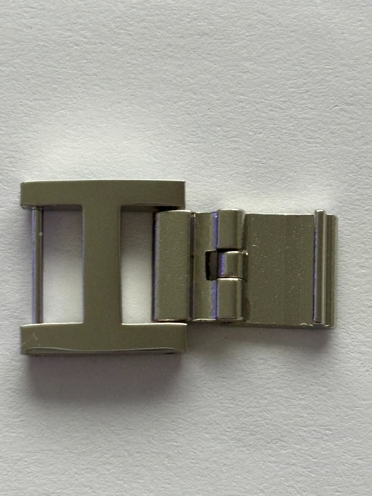 Watch Bracelet Strap Extender Fold Over Single Slot Gate Clasp With End Piece