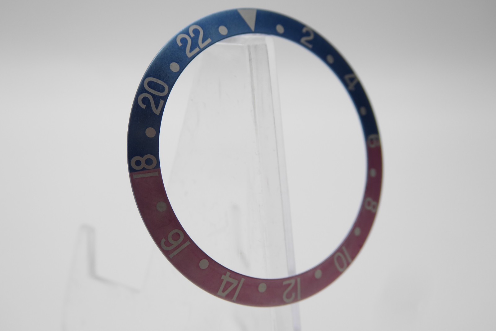 Rolex GMT Master Pepsi faded serif insert 16710
