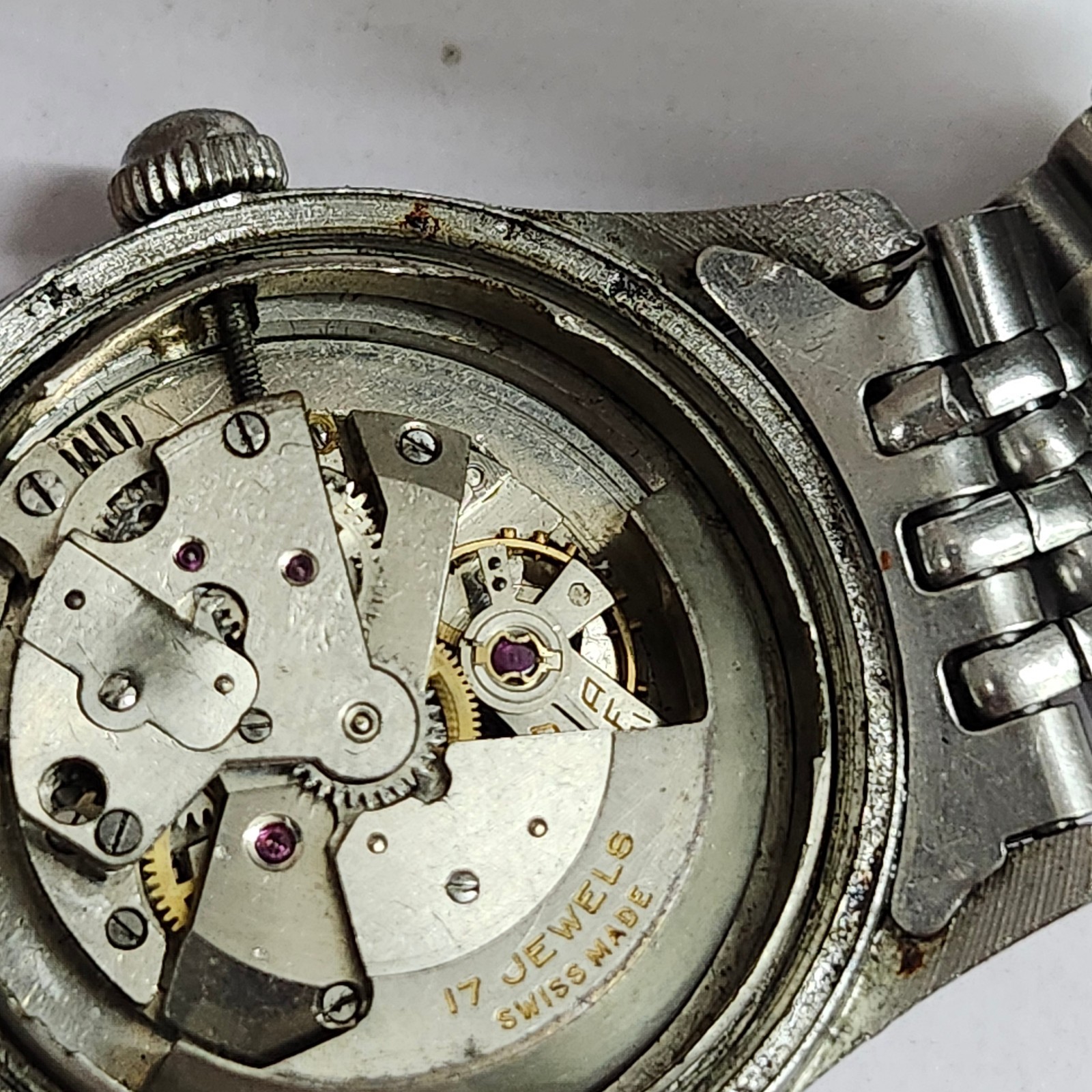 Doxa Case Seeland Sidney 17J Swiss Mechanical Watch Parts Repair Project