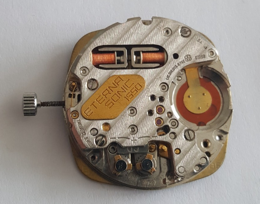 Eterna Sonic Caliber 1550 (ESA Caliber 9162) Wristwatch & Strap For Parts