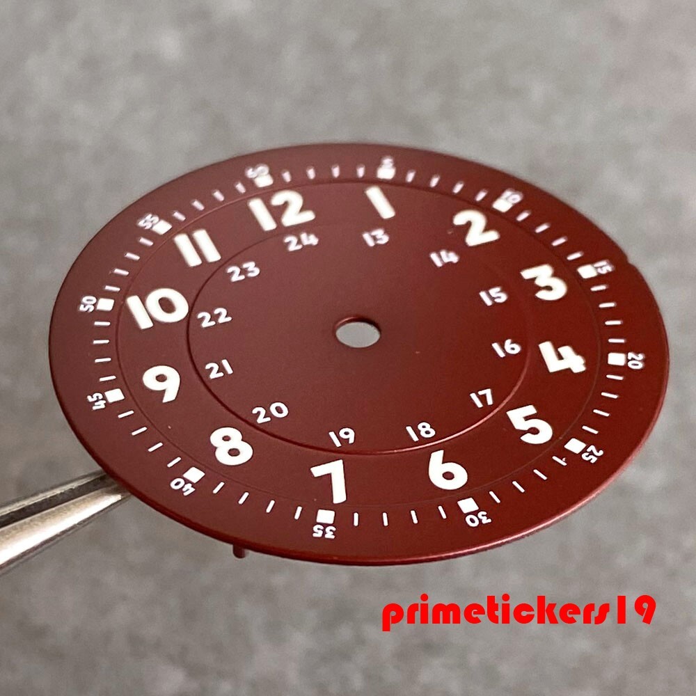 29mm Multicolor Watch Dial Hands Set Luminous Fit NH35 NH36 ETA2824 PT5000 Movt