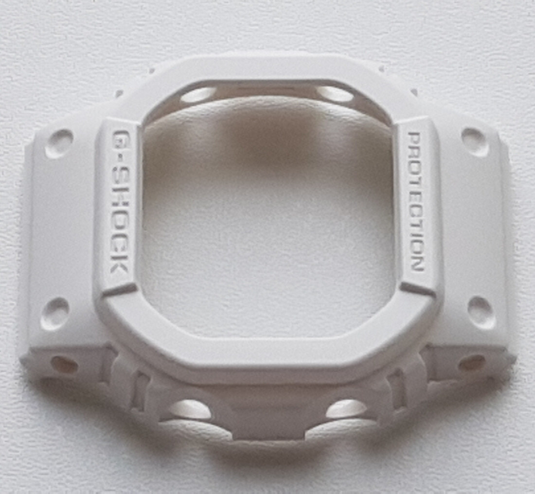Casio Genuine Factory Replacement G Shock Bezel DW-5600CU-7 DW-5600YU-7 white